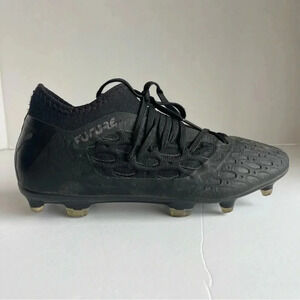 Puma Future 5.3 NETFIT FG/AG Junior (Black/Asphalt) Size 7